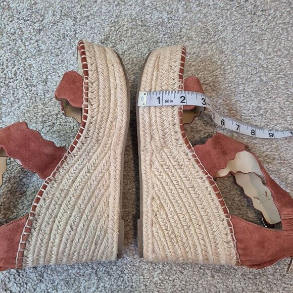 Marc Fisher Women's Size 9 Calita Wedge Sandals Platform Espadrille - Picture 8 of 11